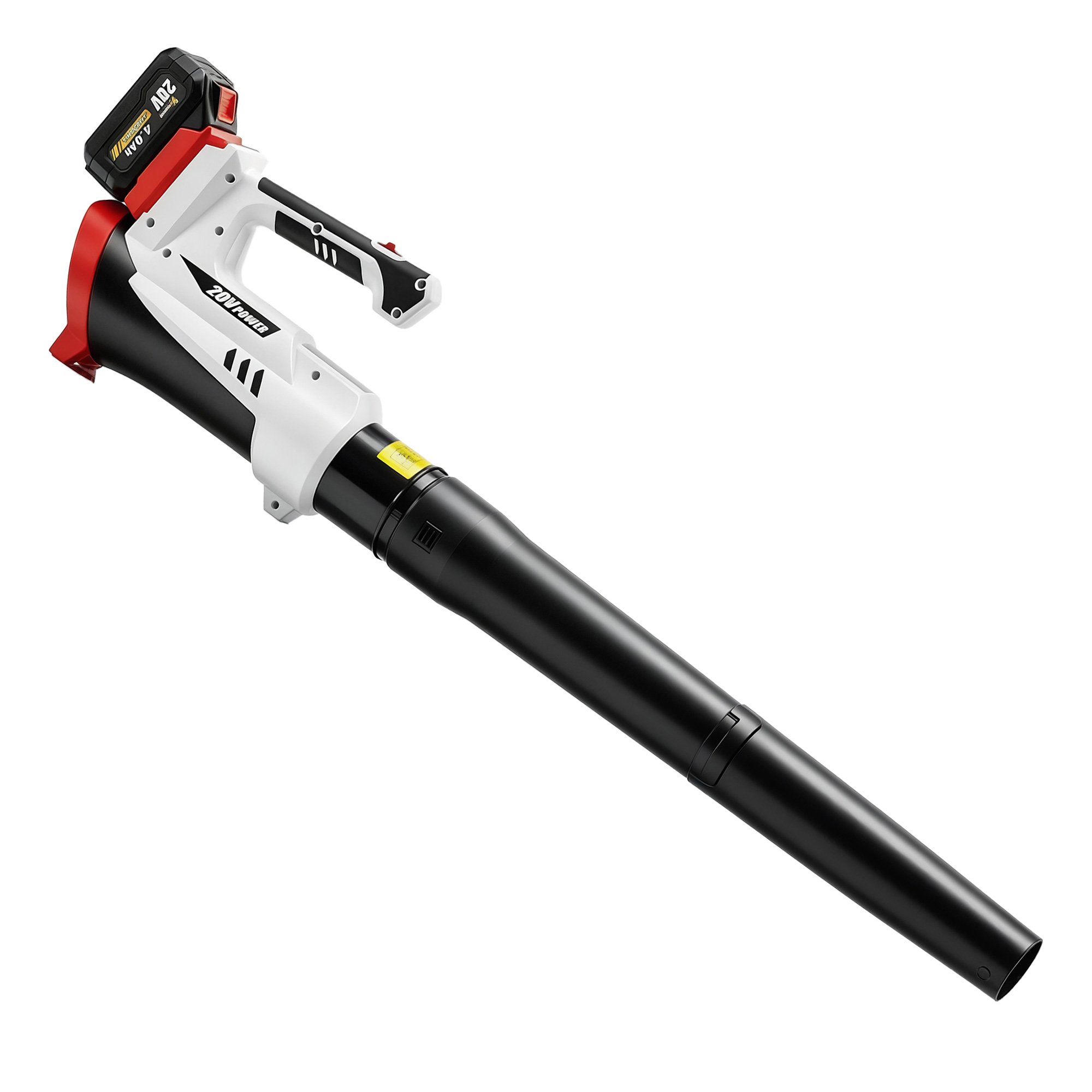 Outsunny Soffiatore per Foglie Cordless con Batteria da 4000mAh e Caricatore, 18V, Leggero con 6 Livelli di Velocità Aosom Italy