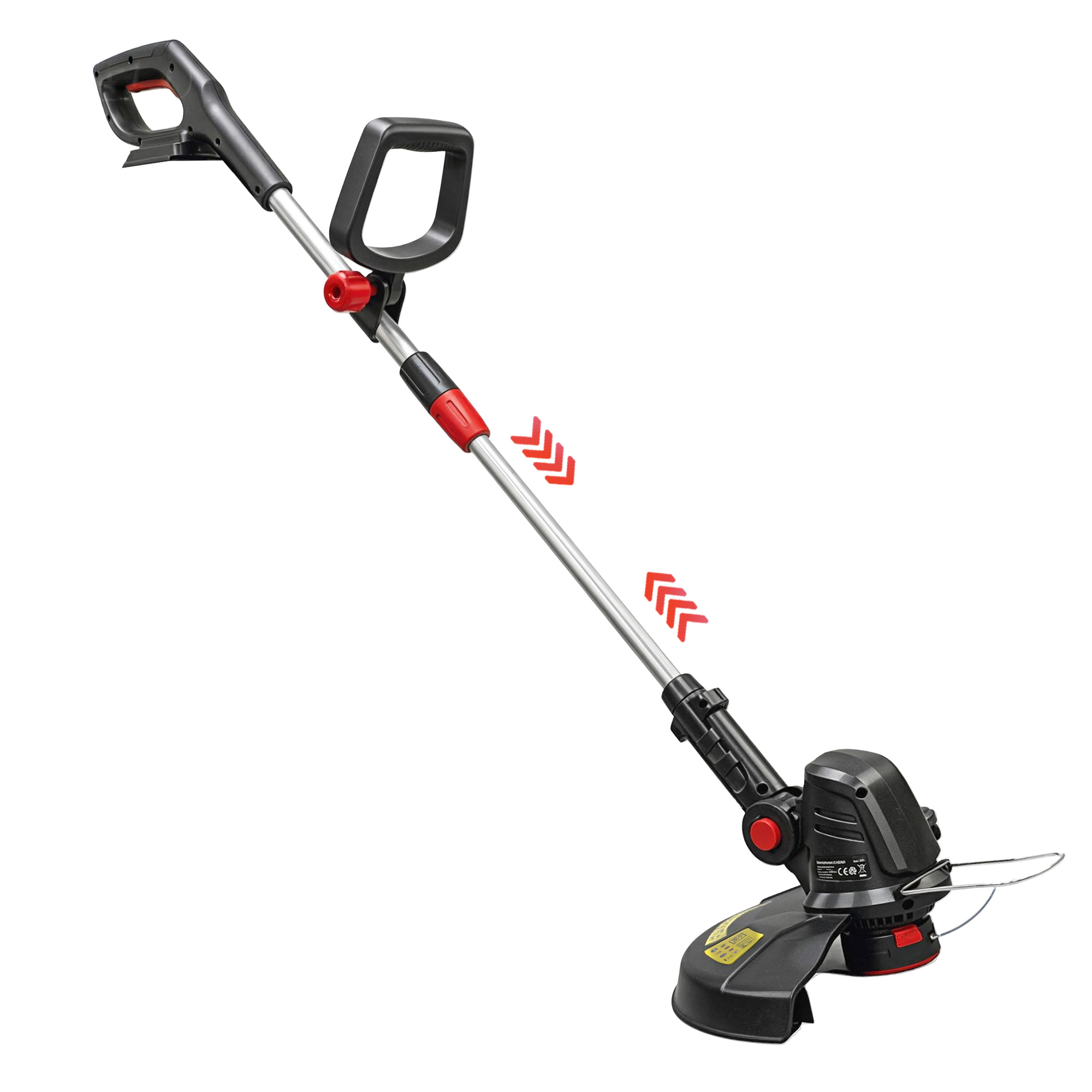 Outsunny Tagliabordi a batteria 2 in 1 con impugnatura regolabile e testa inclinabile, Argento Aosom Italy Outsunny Tagliabordi a batteria 2 in 1 con impugnatura regolabile e testa inclinabile, Argento Aosom Italy