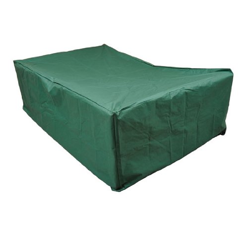 Outsunny Telo di Copertura per Mobili da Giardino Verde Scuro 210x140x80cm