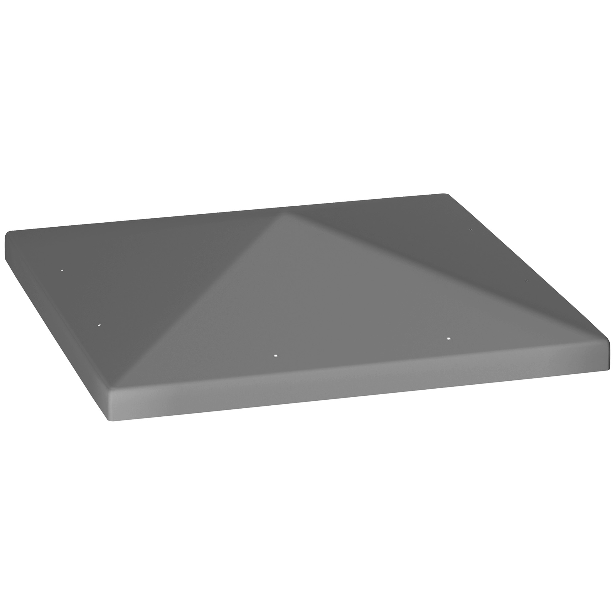 Outsunny Telo di ricambio per gazebo telo per gazebo fori di drenaggio protezione solare UPF30+ 3 x 3 m grigio scuro Aosom Italy