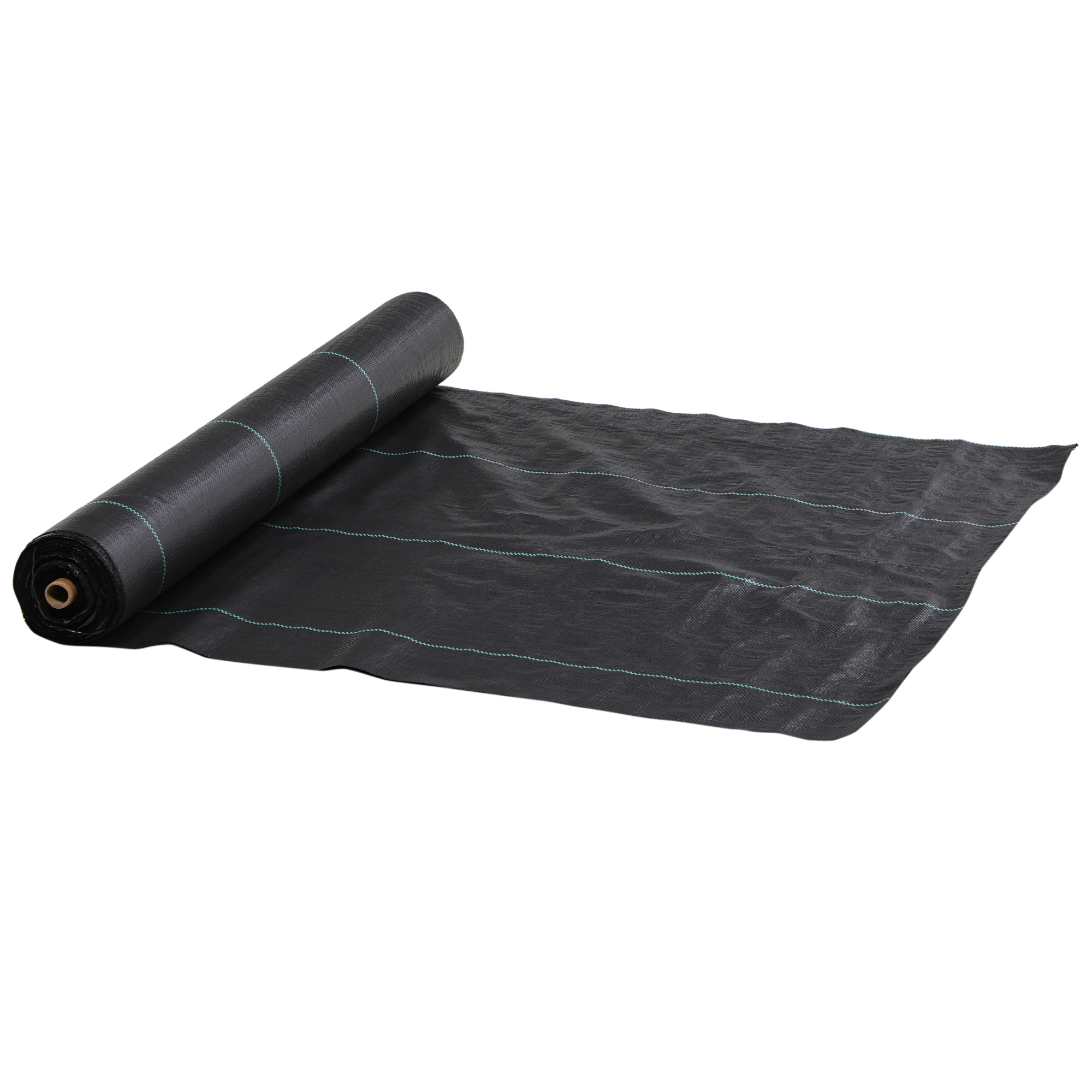 Outsunny Telo per Pacciamatura 100x2 m Traspirante e Anti-UV in Polipropilene Nero