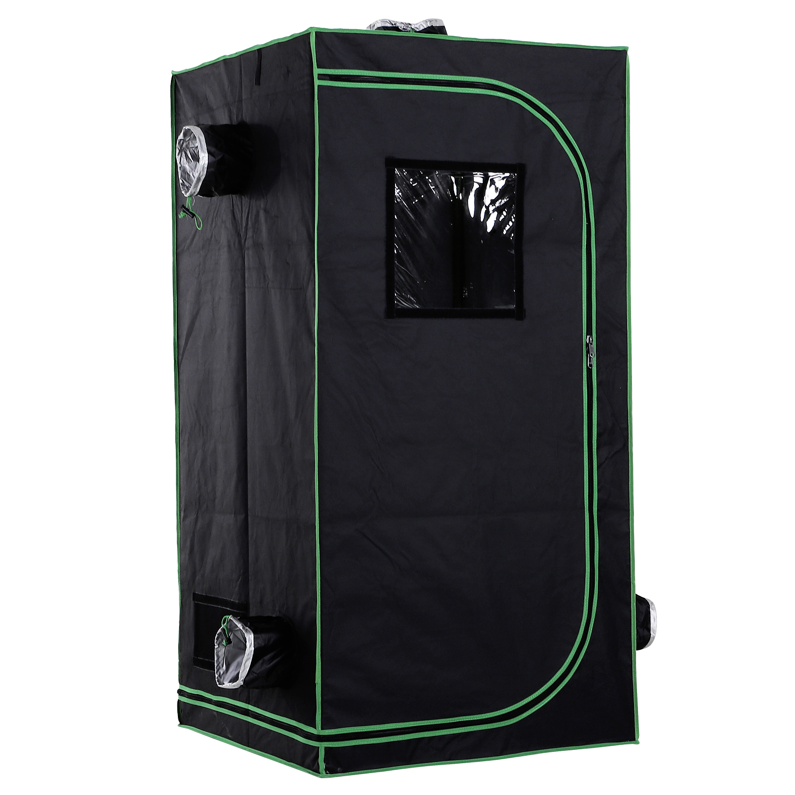 Outsunny Tenda da Coltivazione Serre Agricole Prezzi Serre Agricole Prezzi Idroponica in Mylar e Oxford 600D per Riflettere la Luce 80x80x160cm Aosom