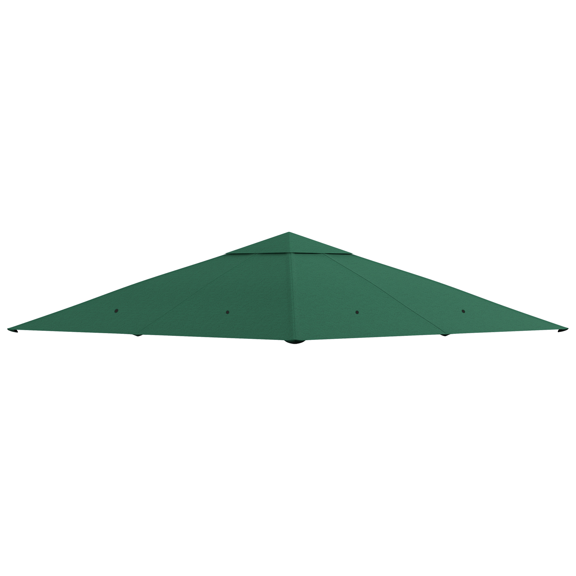 Outsunny Tetto di Ricambio 3x3m, Telo Sostitutivo per Gazebo da Giardino in Poliestere con Foro di Ventilazione, Verde Aosom Outsunny Tetto di Ricambio 3x3m, Telo Sostitutivo per Gazebo da Giardino in Poliestere con Foro di Ventilazione, Verde Aosom