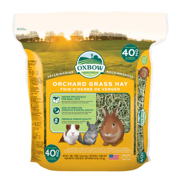 Oxbow Orchard Grass Hay 1,13 kg - Mangime per conigli - 1° ORDINE? scegli tra BZR5 - BZR20 + 200 pt fedeltà