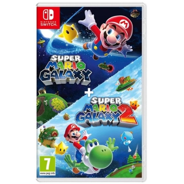 Pacchetto di videogiochi Nintendo Super Mario Galaxy e Super Mario Galaxy 2 per console Nintendo Switch - Genere Platform/Avventura - PEGI 7 Pacchetto di videogiochi Nintendo Super Mario Galaxy e Super Mario Galaxy 2 per console Nintendo Switch - Genere Platform/Avventura - PEGI 7