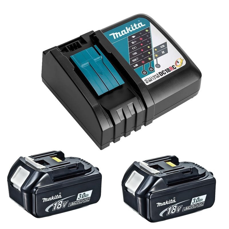Pacchetto Power 18v Lxt (2x3,0 Ah) Con Caricabatterie Singolo - Makita Y-00197 Pacchetto Power 18v Lxt (2x3,0 Ah) Con Caricabatterie Singolo - Makita Y-00197