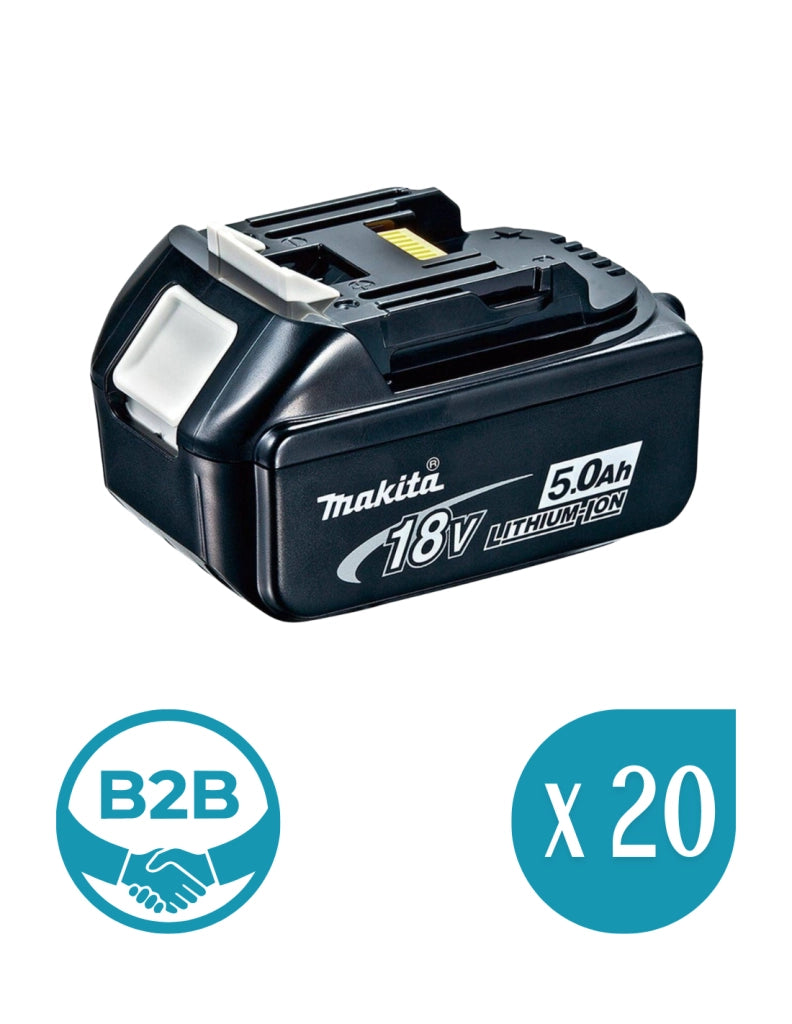 Pack da 12 batterie MAKITA BL1850 (18V - 5,0 Ah)