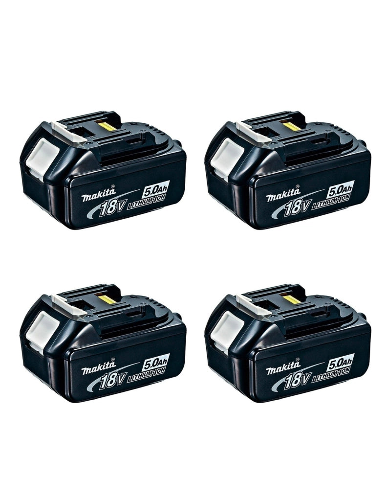 Pack da 4 batterie MAKITA BL1850 (18V - 5,0 Ah)