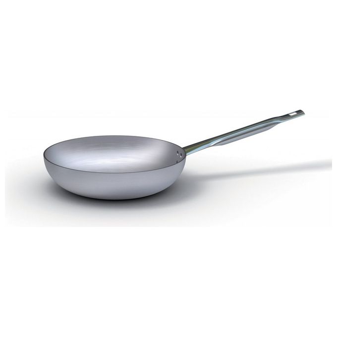 Padella Alluminio (36cm) alta svasata PROFESSIONALE SERIE 7000 Silver naturale 7002 36