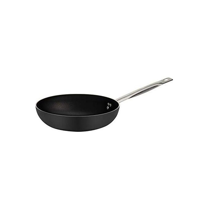Padella Alluminio antiaderente (28cm) alta svasata PROFESSIONALE SERIE 2000 Nero 2102 28