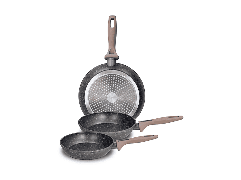 PADELLE TOGNANA Set 3 padelle 20-24-28 cm Class Stone