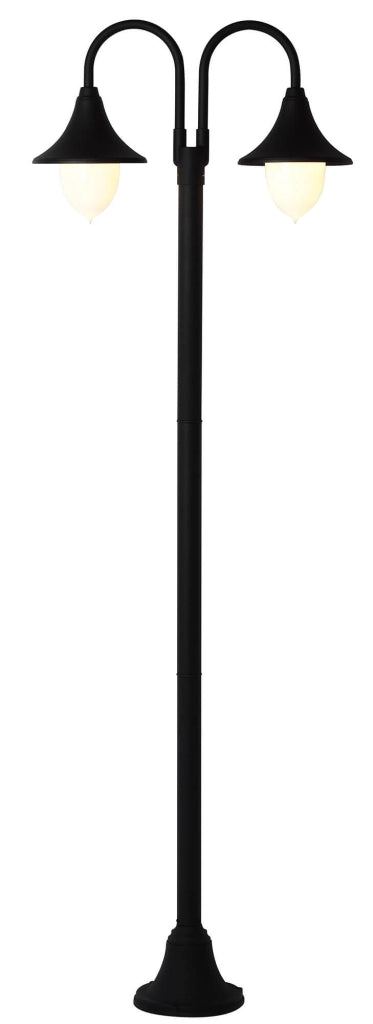 Paletto da Esterno Lampione H210 cm Bauer Parigi Nero Paletto da Esterno Lampione H210 cm Bauer Parigi Nero