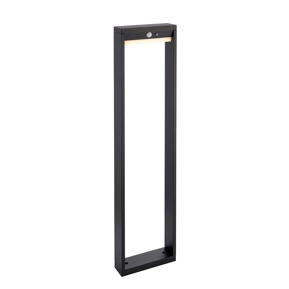 Paletto solare LED 5,8W PIR crepuscolare 80cm nero Endon Paletto solare LED 5,8W PIR crepuscolare 80cm nero Endon