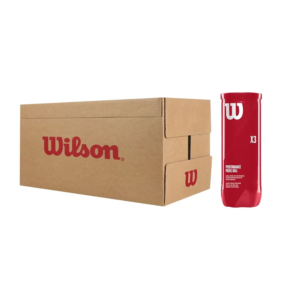 Palline Wilson X3 – Barattolo da 3 palline Premium | Massima durata e resistenza | Pack e Cassetti per Giochi Professionali