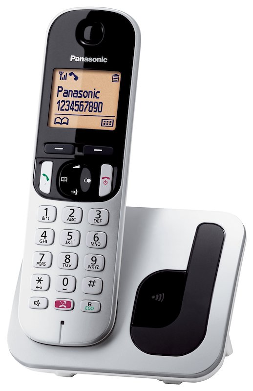Panasonic - Cordless Kx-tgc250jts-silver