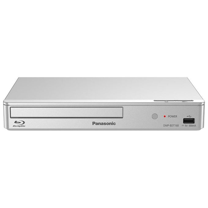 Panasonic DMP-BDT168EG Lettore Blu-ray 3D Full HD 1080p Netflix DLNA USB HDMI colore Argento