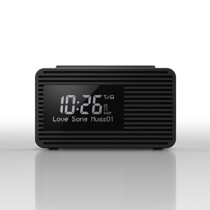 Panasonic - Radiosveglia Fm/dab+, Ampio Display, Snooze Rc-d8-nero