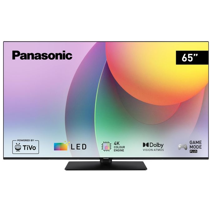 Panasonic TB-65W60AEZ Serie W60 Smart TV LED 4K Ultra HD con TiVo Dolby Vision Dolby Atmos Game Mode Plus colore Nero