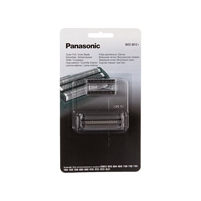 Panasonic WES9012Y1361 Set Lama Interna con Retina Retina Esterna e Lama Interna per Modelli ES-RT81 ES-RL21 ES6002 ES6003 ES7036 ES7038 ES7058 ES7101 ES7102 ES7109 ES8043 ES8044 ES8078 ES8813 colore Nero Panasonic WES9012Y1361 Set Lama Interna con Retina Retina Esterna e Lama Interna per Modelli ES-RT81 ES-RL21 ES6002 ES6003 ES7036 ES7038 ES7058 ES7101 ES7102 ES7109 ES8043 ES8044 ES8078 ES8813 colore Nero
