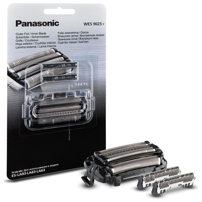 Panasonic WES9025Y1361 Testina di Ricambio per Rasoio Elettrico Combi-Pack con Lamina Esterna e Lama Interna per Modelli ES-LA93 ES-LA83 ES-LA63 colore Nero Panasonic WES9025Y1361 Testina di Ricambio per Rasoio Elettrico Combi-Pack con Lamina Esterna e Lama Interna per Modelli ES-LA93 ES-LA83 ES-LA63 colore Nero