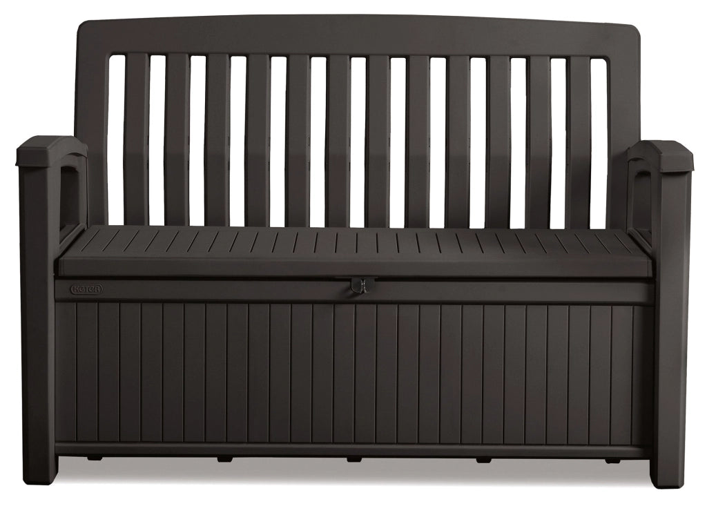 Panchina Contenitore da Giardino 132x89x61,2 cm in Resina Keter Patio Bench Antracite