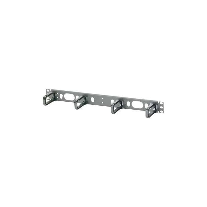 Panduit CMPHF1 Passacavi Orizzontale ad Anelli per Armadio Rack 1U 19 Pollici Acciaio colore Nero