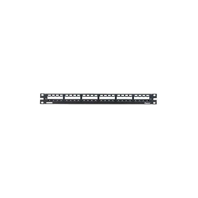 Panduit CP24WSBLY Pannello Patch Modulare in Metallo 24 Porte 1U con Barra Gestione Cavi colore Nero Panduit CP24WSBLY Pannello Patch Modulare in Metallo 24 Porte 1U con Barra Gestione Cavi colore Nero