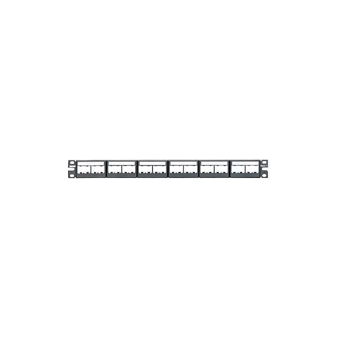 Panduit CPPL24WBLY Mini-Com Modular Faceplate Patch Panel 24 Porte RJ45 1U Rack Mountable colore Nero Panduit CPPL24WBLY Mini-Com Modular Faceplate Patch Panel 24 Porte RJ45 1U Rack Mountable colore Nero
