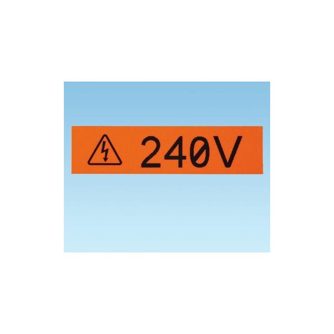 Panduit T100X000VXC-BK Nastro Continuo per Etichettatrice Vinile 25,4 mm x 7,6 m colore Nero Giallo
