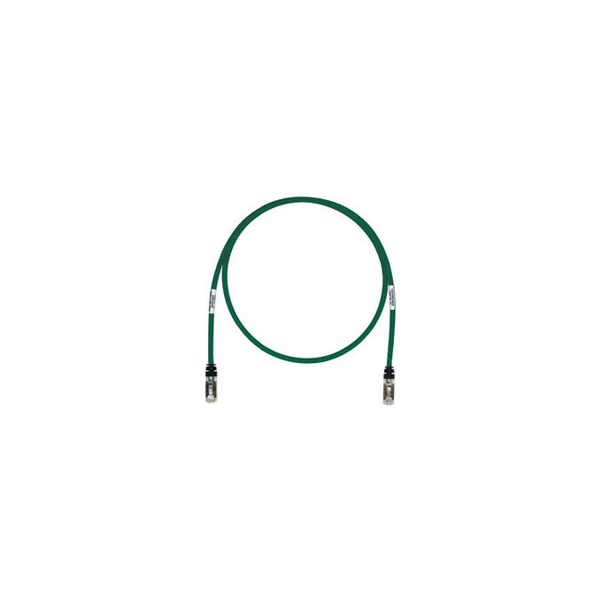 Panduit UTP28X5MGR TX6A-28 Cavo di Rete Patch Cord Cat6A F-UTP RJ-45 Maschio 28 AWG LSZH 5 m colore Verde Panduit UTP28X5MGR TX6A-28 Cavo di Rete Patch Cord Cat6A F-UTP RJ-45 Maschio 28 AWG LSZH 5 m colore Verde