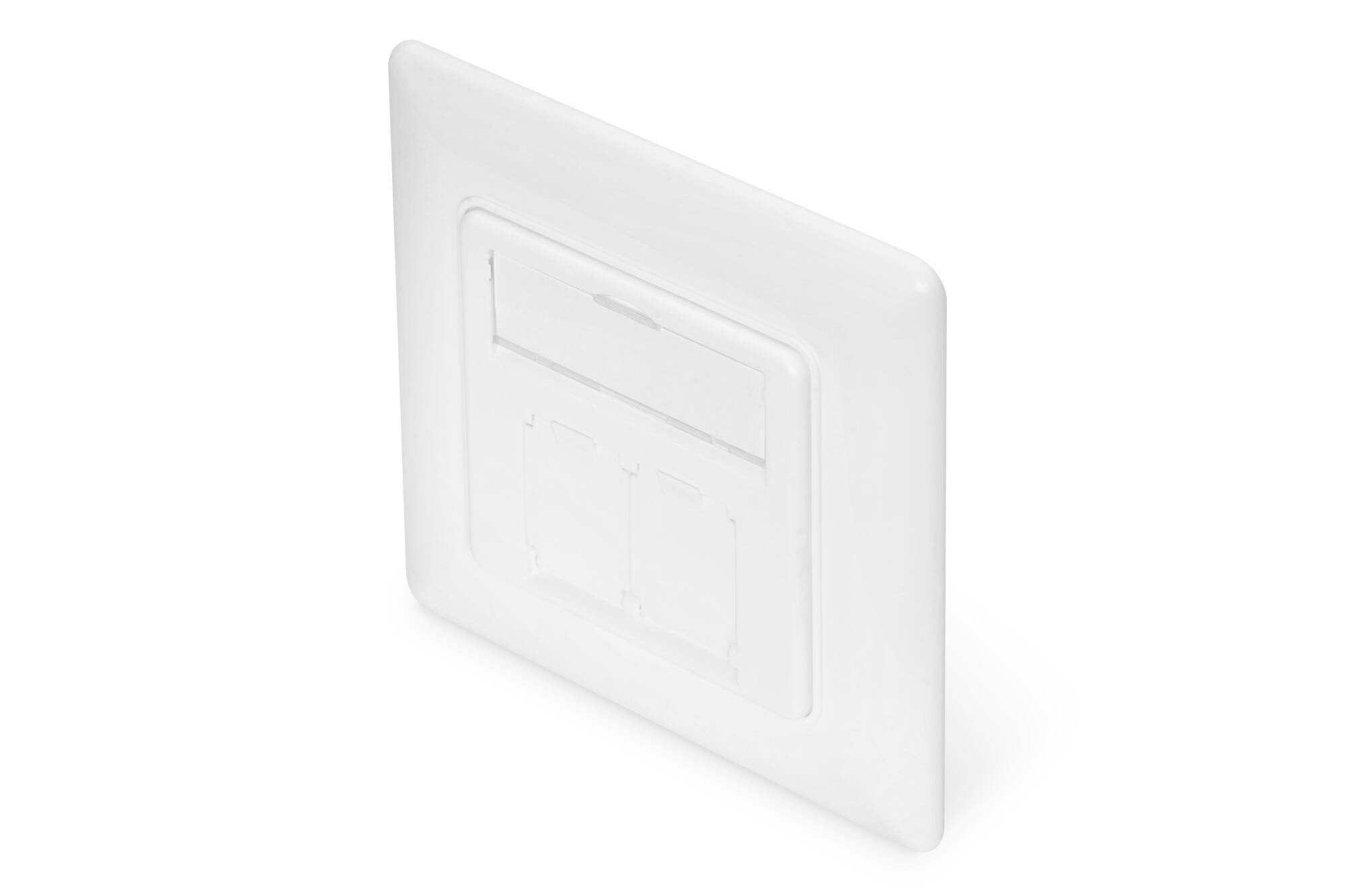 Pannello Frontale Per Cassetta 80X80 Per 2 Keystone Jack
