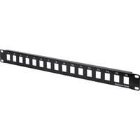Pannello patch modulare, 16 porte, non equipaggiato, Patch Panel