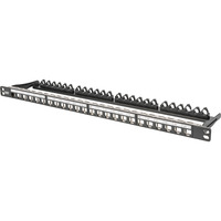 Pannello patch modulare ad alta densità, 24 porte, montaggio a rack, schermato, Patch Panel