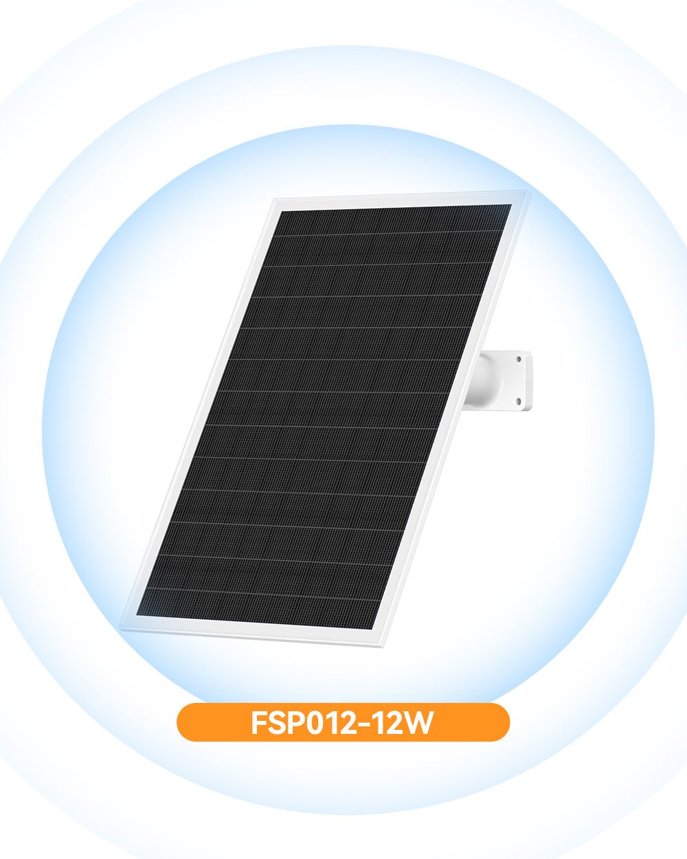 Pannello solare per telecamere alimentate a batteria, 12W (porta USB Tipo C)