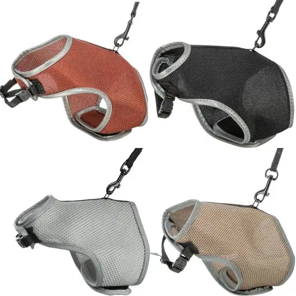 Parure per gatti pettorina + guinzaglio trasprirante Trixie Colori assortiti - 1° ORDINE? scegli tra BZR5 - BZR20 + 200 pt fedeltà