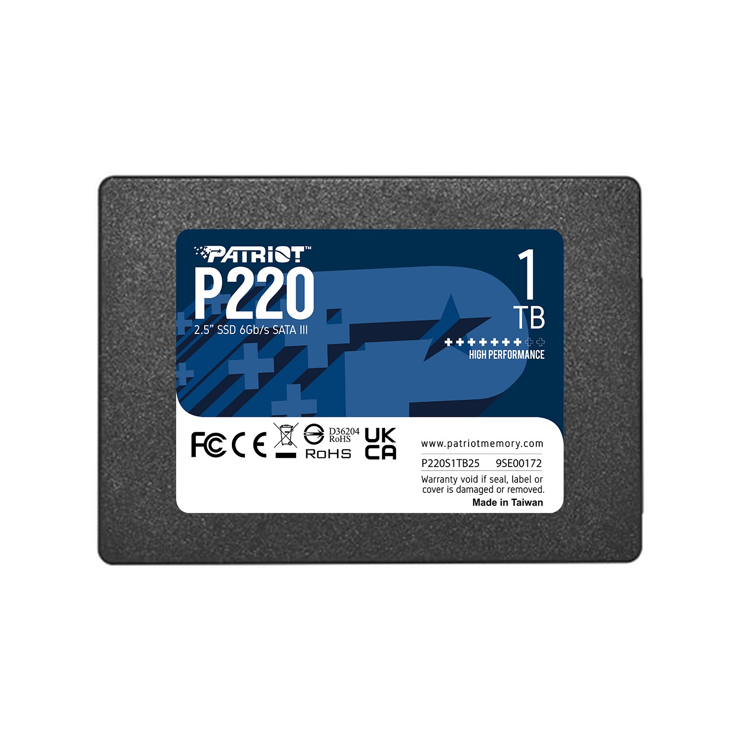 Patriot Ssd Interno P220 1Tb Sata3 25 Read/Write 500/500 Mbps Patriot Ssd Interno P220 1Tb Sata3 25 Read/Write 500/500 Mbps