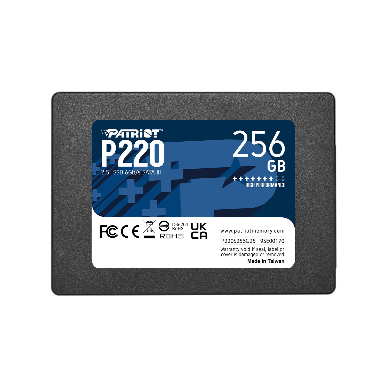 Patriot Ssd Interno P220 256Gb Sata3 25 Read/Write 500/490 Mbps Patriot Ssd Interno P220 256Gb Sata3 25 Read/Write 500/490 Mbps