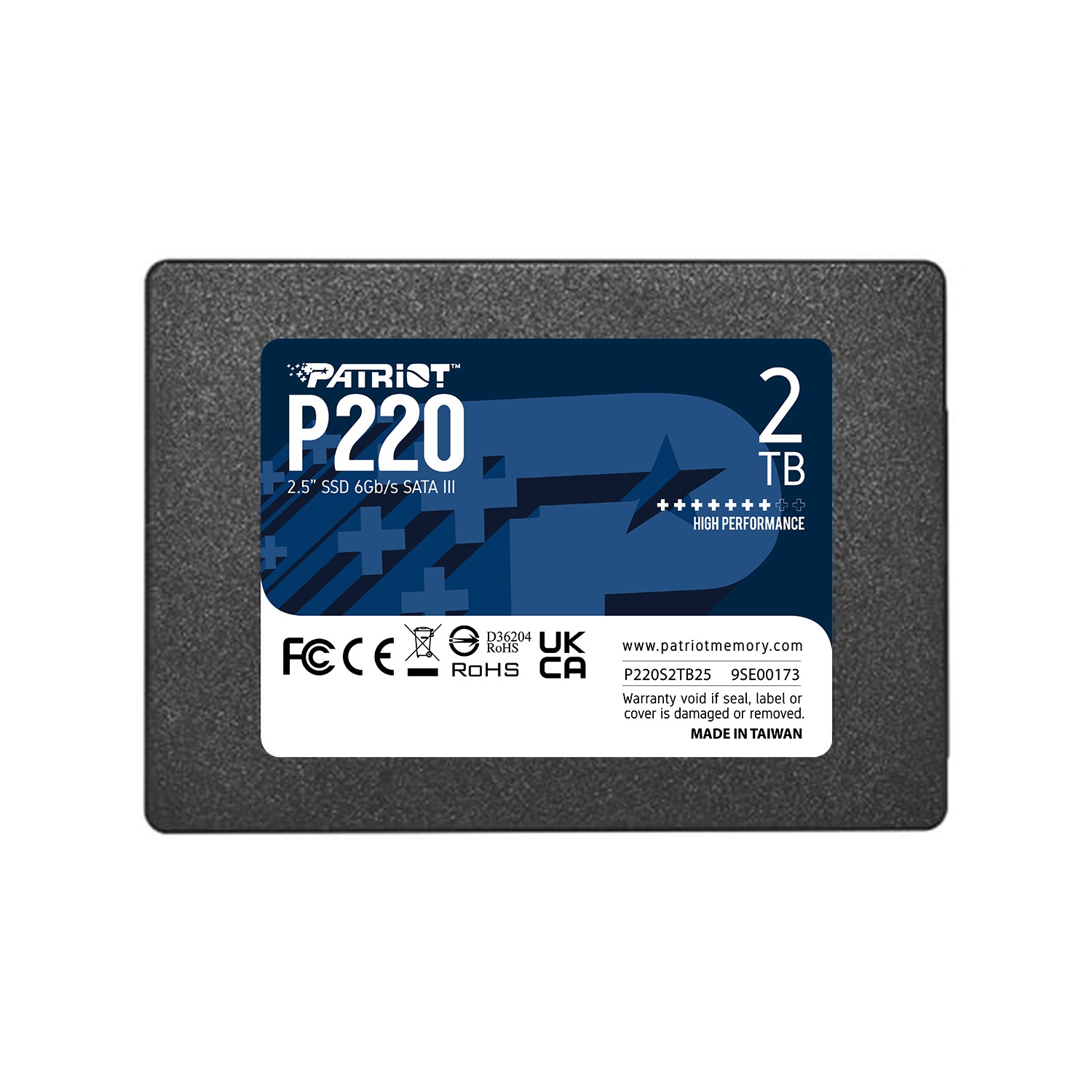 Patriot Ssd Interno P220 2Tb Sata3 25 Read/Write 550/500 Mbps Patriot Ssd Interno P220 2Tb Sata3 25 Read/Write 550/500 Mbps