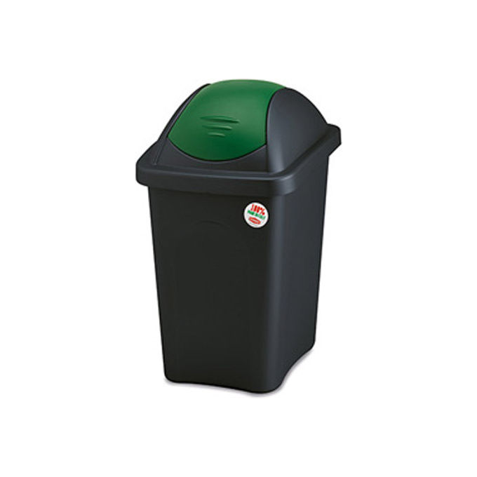 Pattumiera differenziata (30Lt) MULTIPAT Nero e Verde 70214