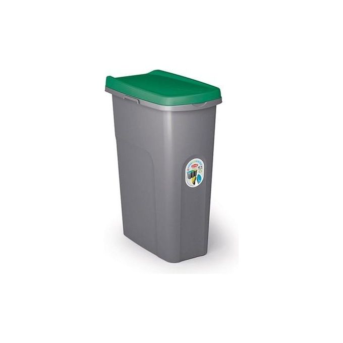 Pattumiera differenziata (40Lt) con ruote HOME BIN SYSTEM Verde 70781