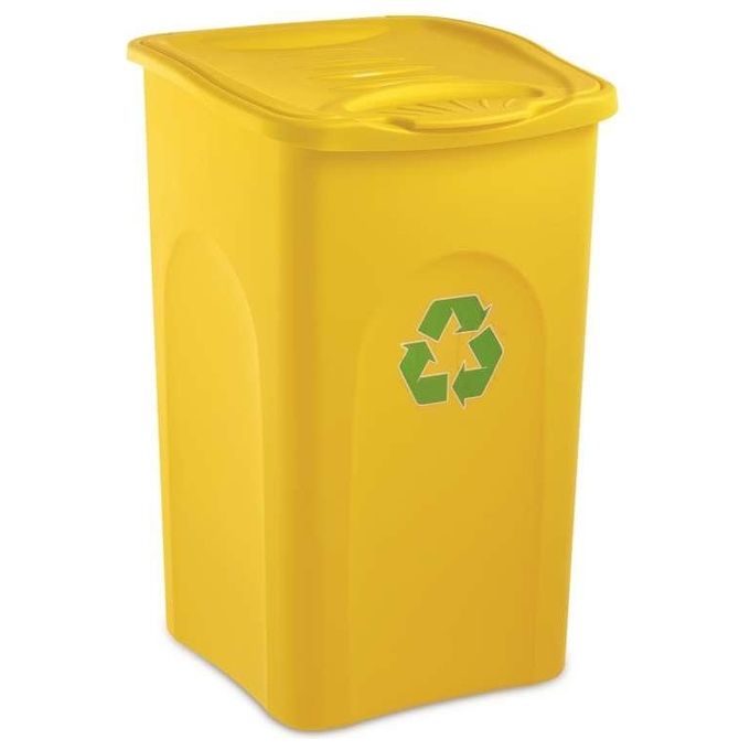 Pattumiera differenziata (50Lt) B LINE Giallo 70600