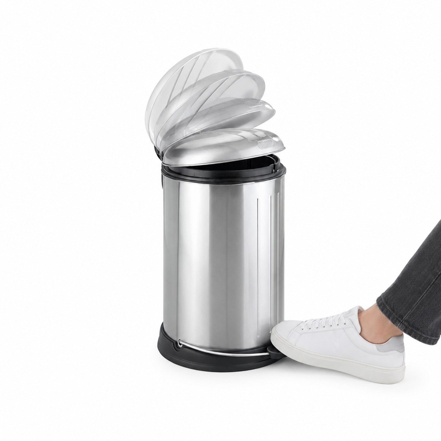 Pattumiera Easy Close Lagun Inox 12l