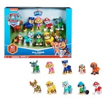 PAW PATROL, Confezione Regalo Anniversario 10 Anni, Personaggi Collezione, 10 Cuccioli Inclusi, Giochi Bambini, 3+ Anni, Gioco figura