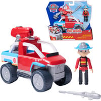 PAW Patrol Fire Rescue Quad Antincendio con Action Figure Ryder da Collezione e Quad da 17,7 cm con Lanciadroni, Giocattoli per Bambini e Bambine, 3+ Anni, veicolo da gioco