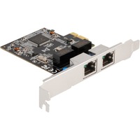 PCIE x1 su 2x RJ45 Gbit, Scheda di rete PCIE x1 su 2x RJ45 Gbit, Scheda di rete