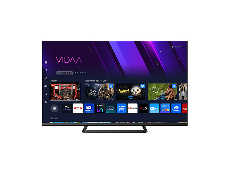 PEAQ PTV43VF-7025C TV LED, SMART TV, 43 ", Full-HD, Processore Quad Core CA53, Classe F