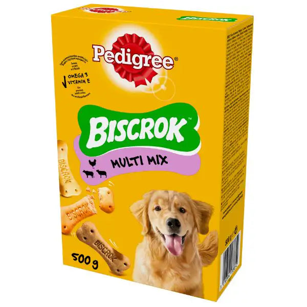 Pedigree Biscrok Multi Mix biscotti per cani 500 gr - 1° ORDINE? scegli tra BZR5 - BZR20 + 200 pt fedeltà