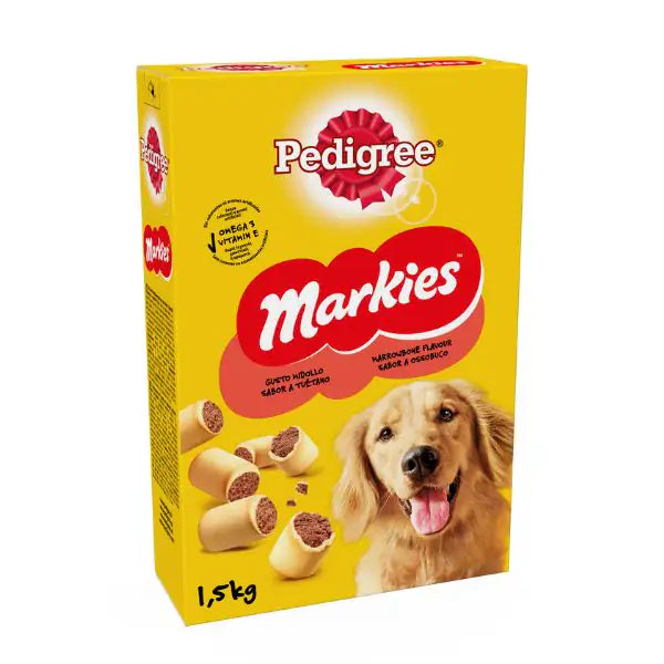 Pedigree Markies biscotti ripieni per cani 1,5 kg - 1° ORDINE? scegli tra BZR5 - BZR20 + 200 pt fedeltà