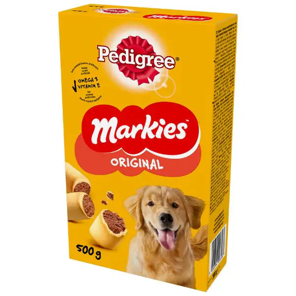 Pedigree Markies biscotti ripieni per cani 500 gr - 1° ORDINE? scegli tra BZR5 - BZR20 + 200 pt fedeltà