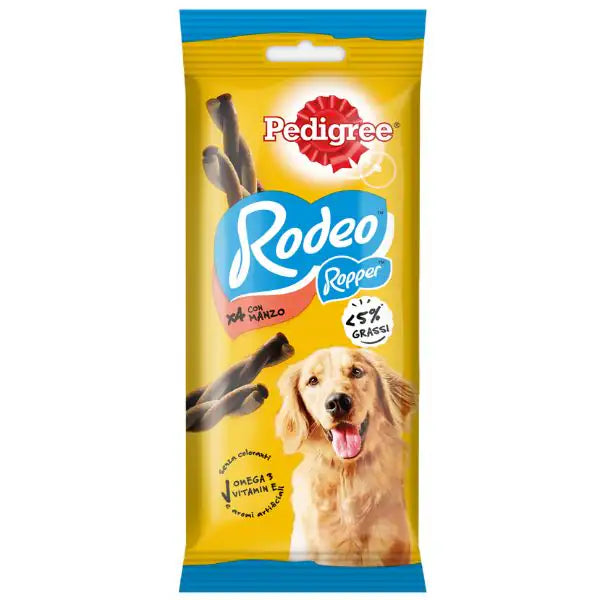 Pedigree Rodeo Ropper snack per cani 4 stick - 1° ORDINE? scegli tra BZR5 - BZR20 + 200 pt fedeltà